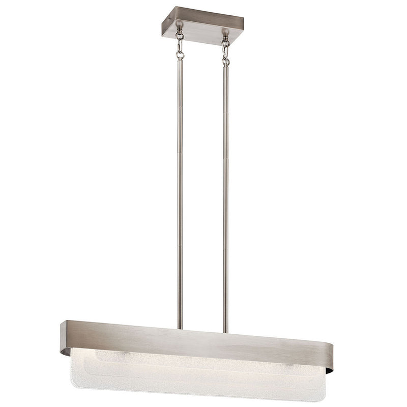 Kichler Serene LED Linear Chandelier Classic Pewter 44160CLPLED