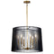 Kichler Linara 6 Light Chandelier Black 44167BK