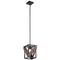 Kichler Fulton Cross 1 Light Pendant Black 44223BK