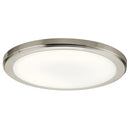 Kichler Zeo 4000K LED 13" Round Flush Mount Brushed Nickel 44248NILED40