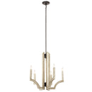 Kichler Botanica 5 Light Chandelier Anvil Iron 44260AVI