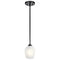 Kichler Valserrano 7.75" 1 Light Mini Pendant Black 44380BK