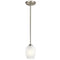 Kichler Valserrano 7.75" 1 Light Mini Pendant Brushed Nickel 44380NI