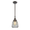 Chatham Mini Pendant shown in the Oil Rubbed Bronze finish with a Clear shade