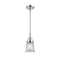 Canton Mini Pendant shown in the Polished Chrome finish with a Clear shade