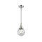 Beacon Mini Pendant shown in the Polished Chrome finish with a Seedy shade