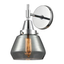 Caden Sconce shown in the Polished Chrome finish with a Plated Smoke shade