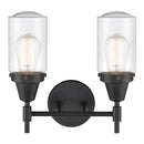 Innovations Lighting Caden 2 Light 14" Bath Vanity Light 447-2W-BK-G314-LED