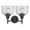 Innovations Lighting Caden 2 Light 17" Bath Vanity Light 447-2W-BK-G74-LED