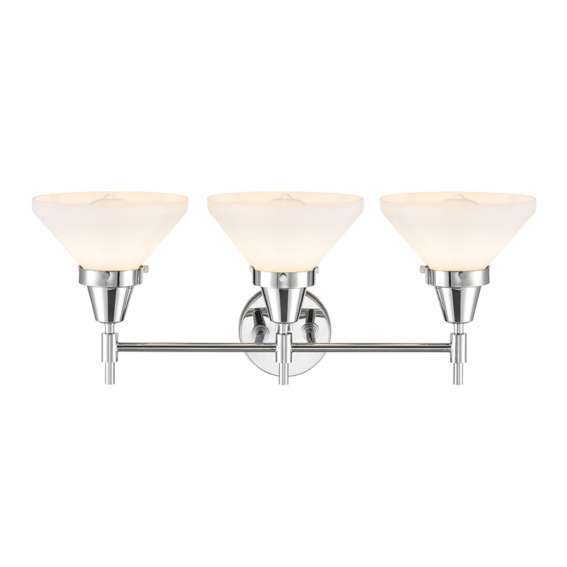 Innovations Lighting Caden 3 Light 26" Bath Vanity Light 447-3W-PC-W-LED