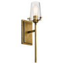 Kichler Alton 1 Light Wall Sconce Natural Brass 45295NBR