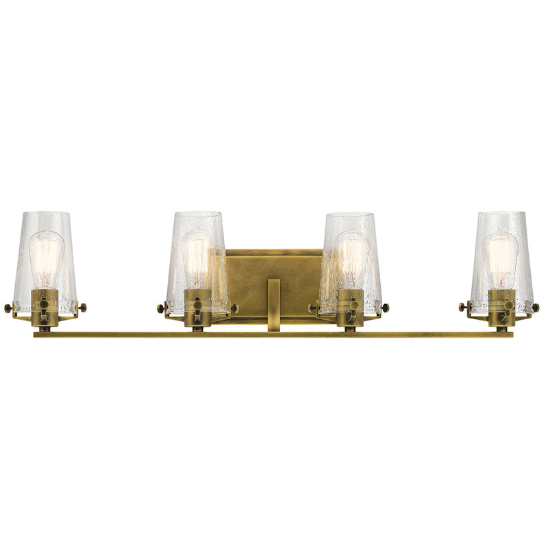 Kichler Alton 4 Light Vanity Light Natural Brass 45298NBR