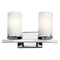 Kichler Crosby 2 Light Vanity Light Chrome 45496CH