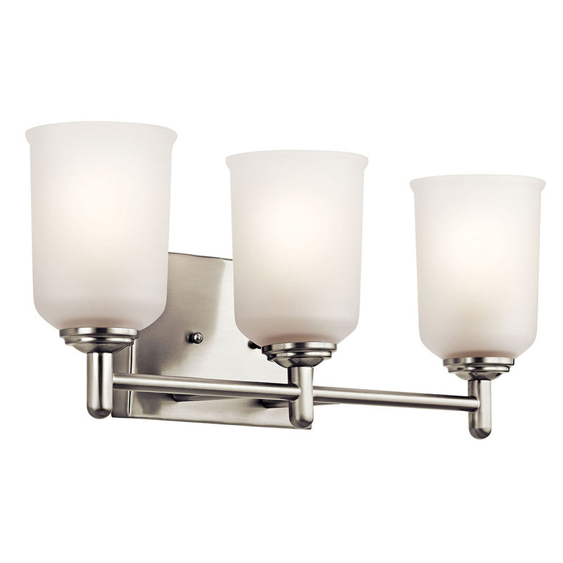 Kichler Shailene 3 Light Vanity Light Brushed Nickel 45574NI