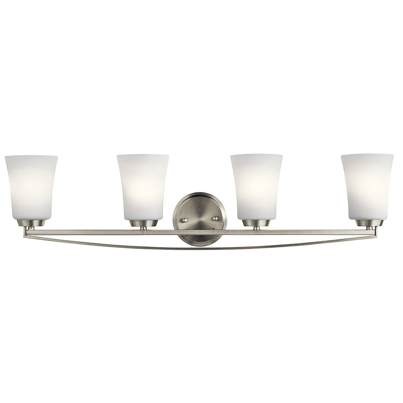 Kichler Tao 4 Light Vanity Light Brushed Nickel 45891NI