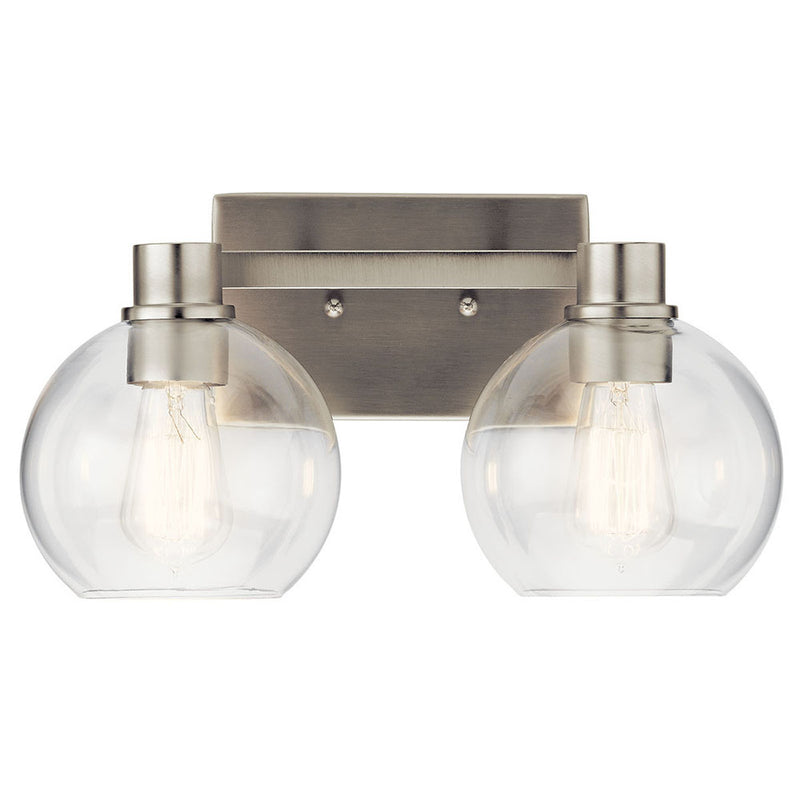 Kichler Harmony 2 Light Vanity Light Brushed Nickel 45893NI