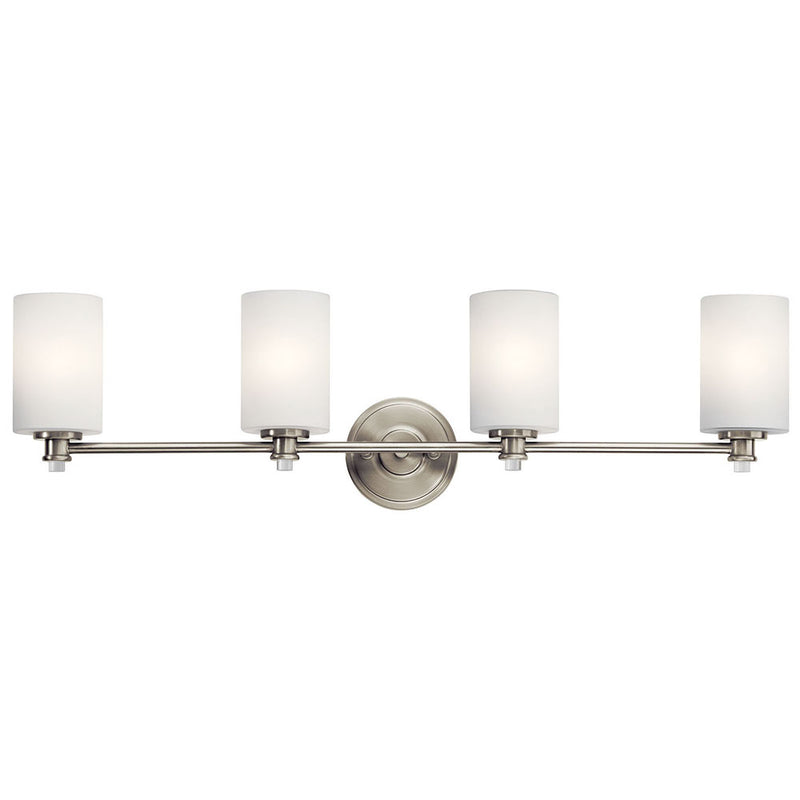 Kichler Joelson 4 Light Vanity Light Brushed Nickel 45924NI