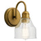 Kichler Avery 1 Light Wall Sconce Natural Brass 45971NBR