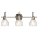 Kichler Avery 3 Light Vanity Light Brushed Nickel 45973NI