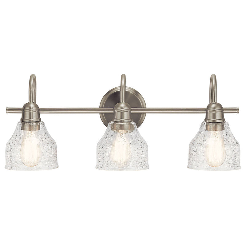 Kichler Avery 3 Light Vanity Light Brushed Nickel 45973NI