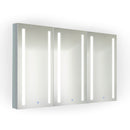 Krugg Kinetic LED Medicine Cabinet 45" X 30" with Dimmer and Defogger LRR KINETIC4530LRR