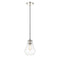 Fairfield Mini Pendant shown in the Polished Nickel finish with a Clear shade