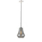 Fairfield Mini Pendant shown in the Polished Nickel finish with a Plated Smoke shade