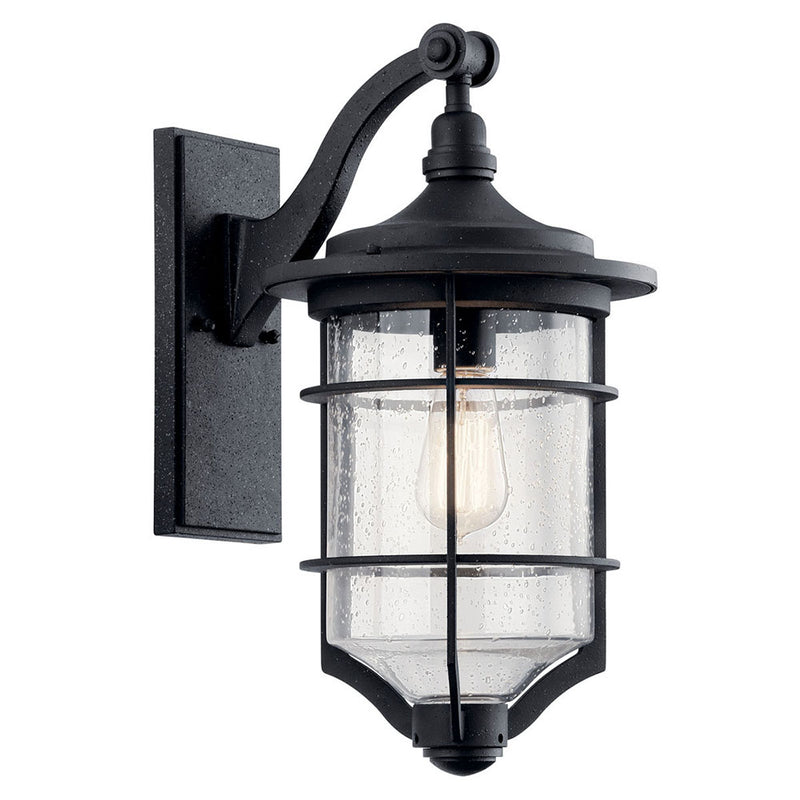 Kichler Royal Marine 18.25" 1 Light Wall Light Distressed Black 49127DBK