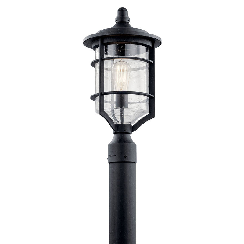 Kichler Royal Marine 1 Light Post Light Distressed Black 49129DBK