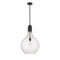 Amherst Pendant shown in the Matte Black finish with a Seedy shade