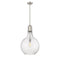 Amherst Pendant shown in the Brushed Satin Nickel finish with a Seedy shade