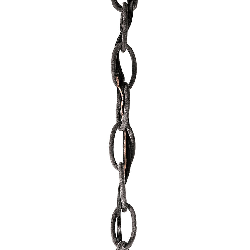 Kichler 36" Outdoor Chain Weathered Zinc 4927WZC