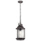 Kichler Ashland Bay 1 Light Pendant Weathered Zinc 49572WZC