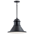 Kichler Northland 1 Light Pendant Black 49777BK