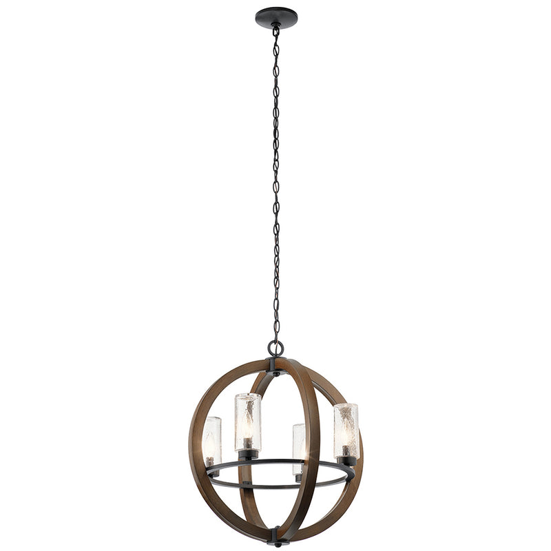 Kichler Grand Bank 20" 4 Light Chandelier 49791AUB