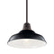 Kichler Pier 1 Light 12" Convertible Pendant Black 49992BK