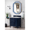 James Martin Brittany 30" Single Vanity Victory Blue with 3 cm Eternal Jasmine Pearl Quartz Top 650-V30-VBL-3EJP