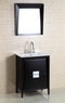 Bellaterra 24 Inch Single Sink Vanity 500410-ES-WH-24