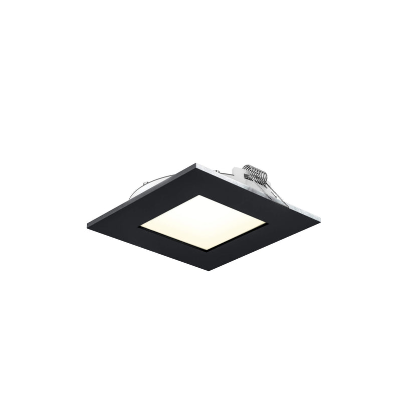 Dals Lighting 4" Square Cct LED Recessed Panel Light 5004SQ-CC-BK