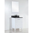 Bellaterra 24" Single Sink Vanity With Black Galaxy Top 500709-24-BG