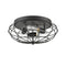 Innovations Lighting Muselet 3 Light Flush Mount Part Of The Austere Collection 510-3C-BK-LED