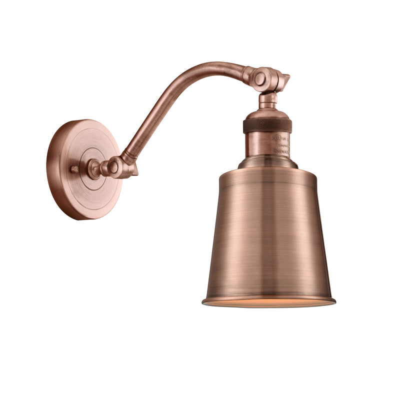 Addison Sconce shown in the Antique Copper finish with a Antique Copper shade