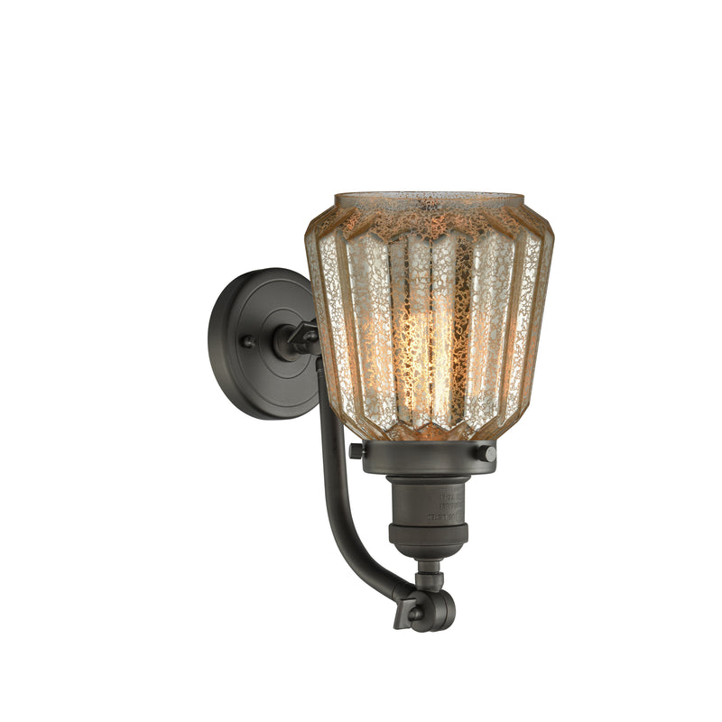 Innovations Lighting Chatham 1 Light Sconce Part Of The Franklin Restoration Collection 515-1W-OB-G146-LED