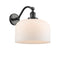 Bell Sconce shown in the Oil Rubbed Bronze finish with a Matte White shade