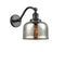 Bell Sconce shown in the Oil Rubbed Bronze finish with a Silver Plated Mercury shade