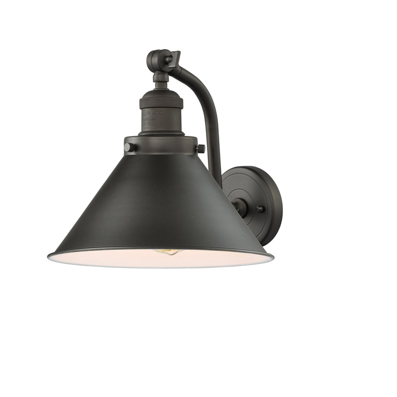 Briarcliff Sconce shown in the Oil Rubbed Bronze finish with a Oil Rubbed Bronze shade