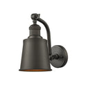 Innovations Lighting Addison 1-100 watt 5 inch Oil Rubbed Bronze Sconce with Oil Rubbed Bronze Addison shades and Solid Brass 180 Degree Adjustable Swivels 5151WOBM9OB