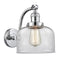 Bell Sconce shown in the Polished Chrome finish with a Clear shade