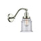 Canton Sconce shown in the Polished Nickel finish with a Seedy shade