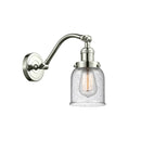 Bell Sconce shown in the Polished Nickel finish with a Seedy shade